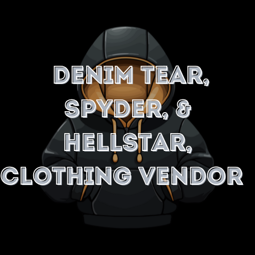 Denim Tear, Spyder, Hellstar Clothing Vendor